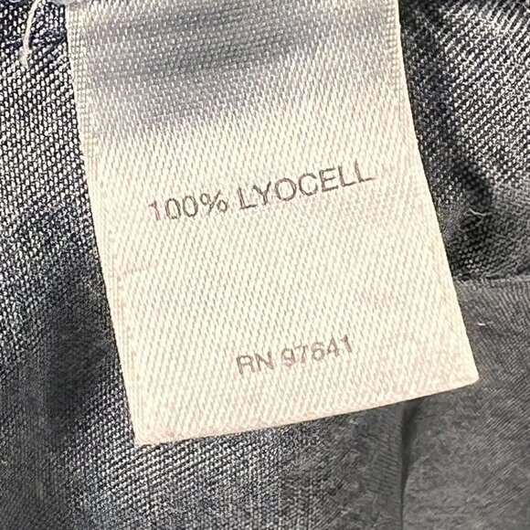 J Jill Womens Denim Tunic Top PM Chambray Long Sleeve Casual Shirt Pockets - Picture 12 of 15